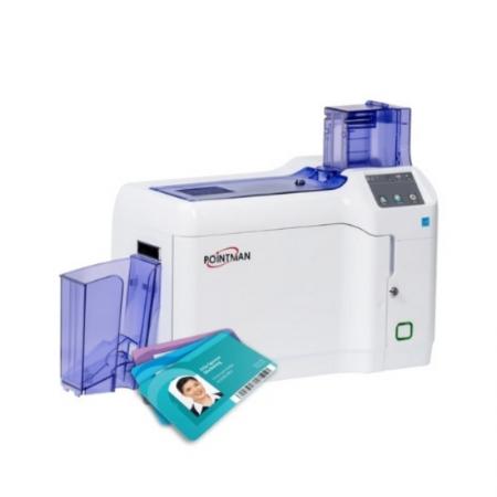 Pointman NR300 Retransfer Kimlik Kartı Yazıcısı | Çift Taraflı | PO-NR300D